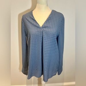 Banana Republic Dusty Light Blue Long Sleeve  Blouse Size Small